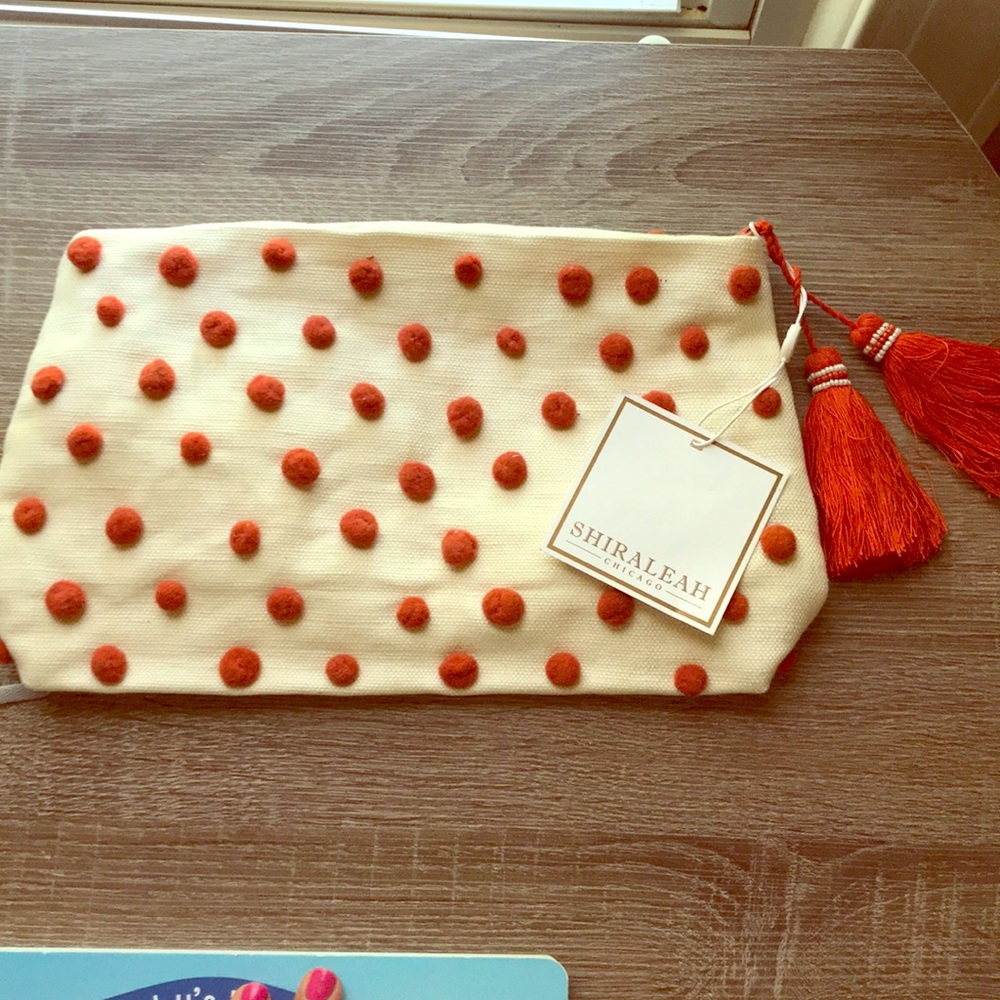 Orange shiraleah Chicago Ava pochette small purse